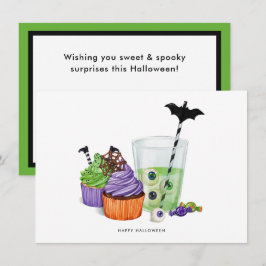 Drinks & Desserts från happy halloween Julkort