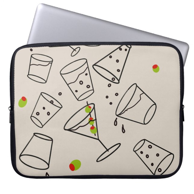 Drinks Laptop Sleeve Case (Framsidan)