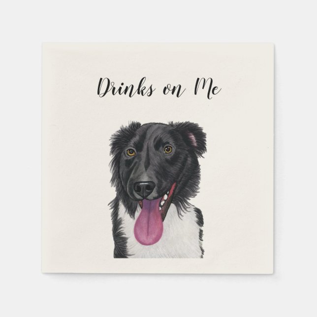 Drinks on Me Napkins Pappersservett (Framsidan)