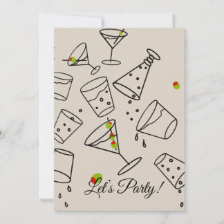 Drinkspartys-invitation Inbjudningar
