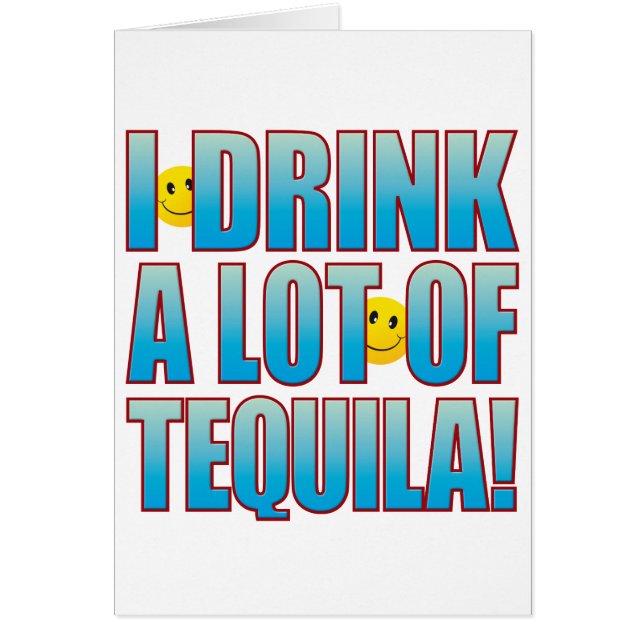 DrinkTequilaliv B Hälsningskort (Framsidan)