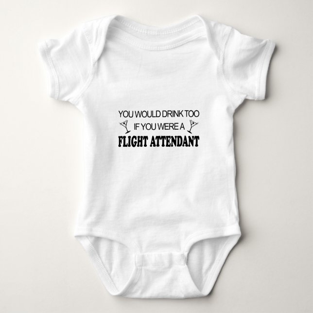 DrinkToo - flygvärdinna T-shirt (Framsida)