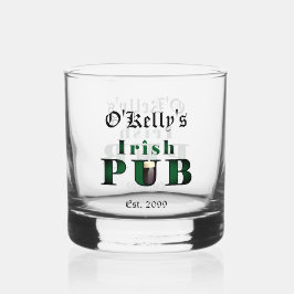 Drinkware för Sten-glas av typen Irish Pub Pub Whi
