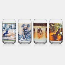 Drinkware Set-Hundar i Winter
