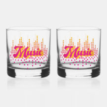 Drinkware-uppsättning: MUSIC