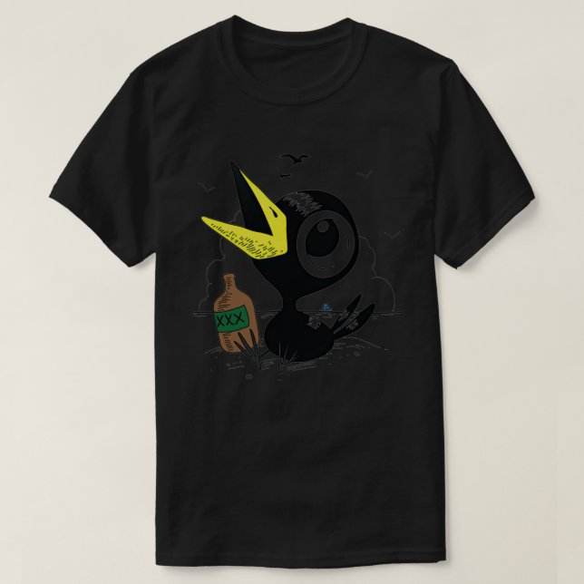 Drinky Kråka Dook Dook Best Unisex Trending Ha T Shirt (Design framsida)