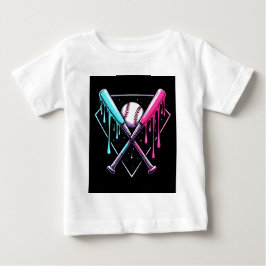 Drip Baskeball Fladdermus Magic - Neon Stänk Home  T Shirt