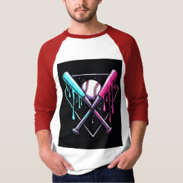 Drip Baskeball Fladdermus Magic - Neon Stänk Home  T Shirt