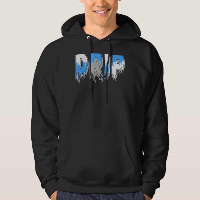 Drip Dripping Mid Game Winner 1s Matching Hoodie (Framsida)
