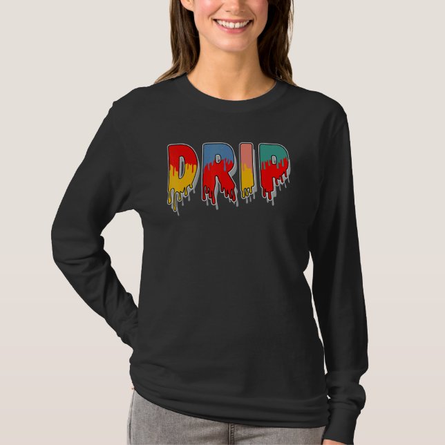 Drip Dripping Multi 1s Matching T Shirt (Framsida)