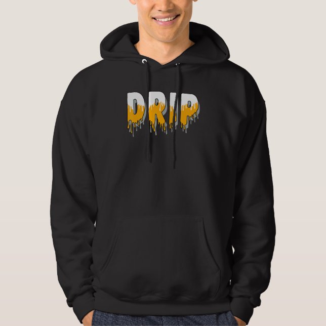 Drip Dripping OG Yellow Toe 1s Matching Hoodie (Framsida)
