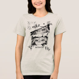 Drip Drop Ögon, Trippig Gothic Grunge Streetwear T Shirt