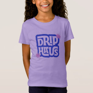 Drip Haus – Retro Lekfull Logotyp T Shirt