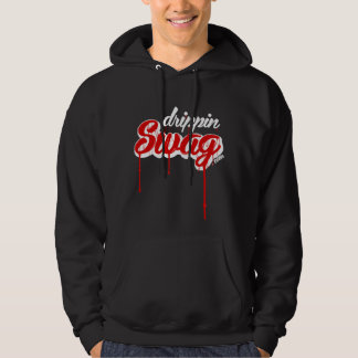 Drippin bylteHoodie (svart/rött) Sweatshirt