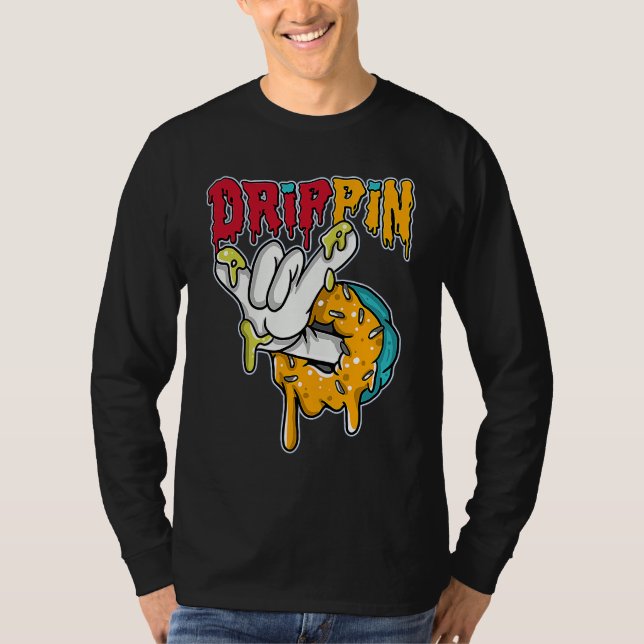 Drippin Donuts SB Dunk FroSkate Matchande T Shirt (Framsida)