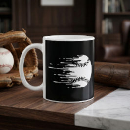 Dripping Baseball Design for Bold Sports Fans Kaffemugg