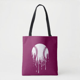 Dripping Baseball Design for Bold Sports Fans Tygkasse