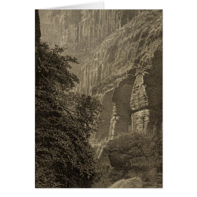Dripping Bassäng, Kanab Canyon Hälsningskort (Framsidan)