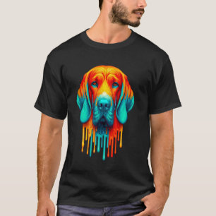 Dripping Paint Art Bracco Italiano Italiensk Point T Shirt
