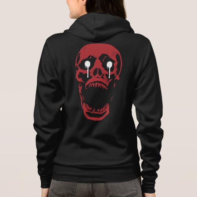 Dripping Red Skull: Gothic Edge T Shirt (Baksida)