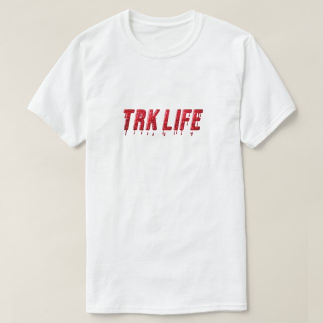 DRIPPY T.R.K RÖD LOGO T-SHIRT (Design framsida)