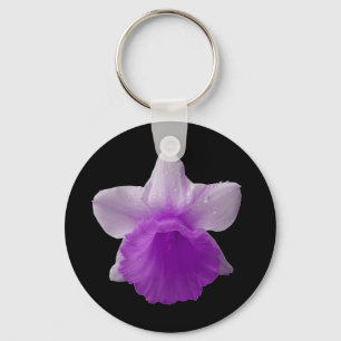 Driv Daffodil Lila Keychain Nyckelring
