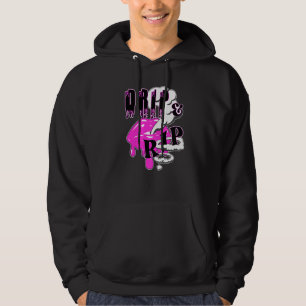 Driv och spricka förångning Läppar och förångande Hoodie