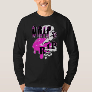 Driv och spricka förångning Läppar och förångande T Shirt