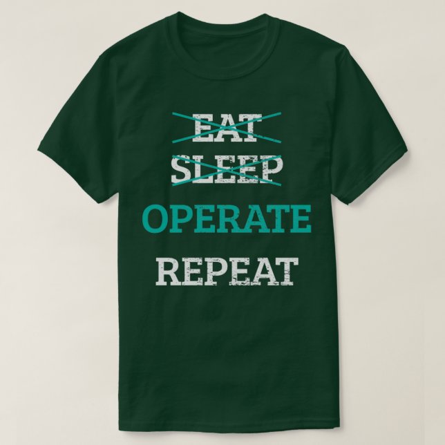 Driv viloläge Upprepa Doktor Surgeon Läkare T Shirt (Design framsida)