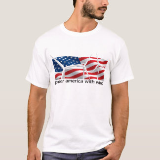 Driva Amerika med vind T Shirt