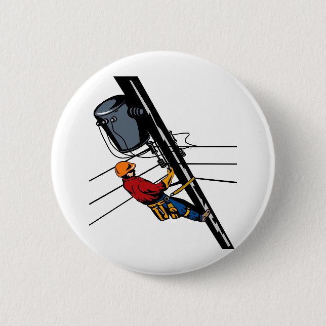 Driva arbetaren för knapp (Framsida)