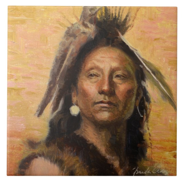 Driva av den keramiska höken belägger med tegel kakelplatta (Framsidan)