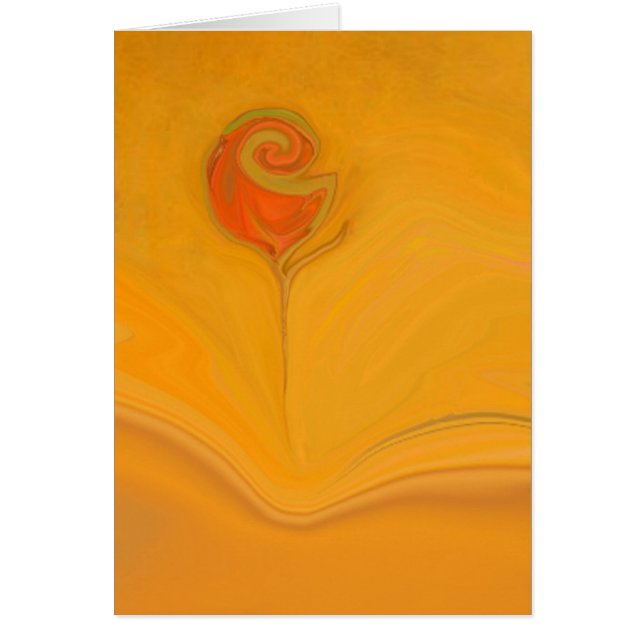 Driva av en hälsningskort (Framsidan)