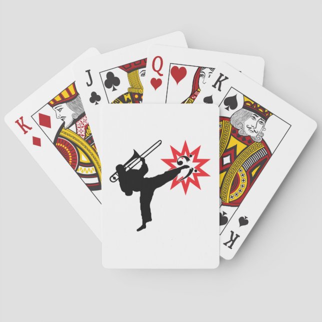 Driva av musik casinokort (Baksidan)