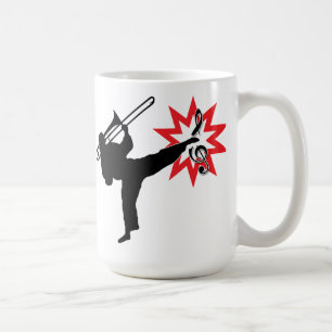 Driva av musik kaffemugg