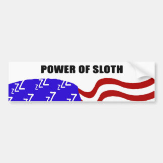 Driva av Sloth Bildekal