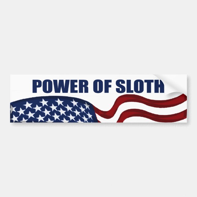 Driva av Slothbildekal Bildekal (Framsidan)
