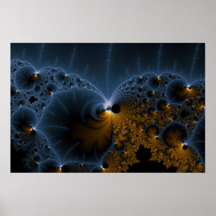 Driva geléer - Fractalkonst Poster