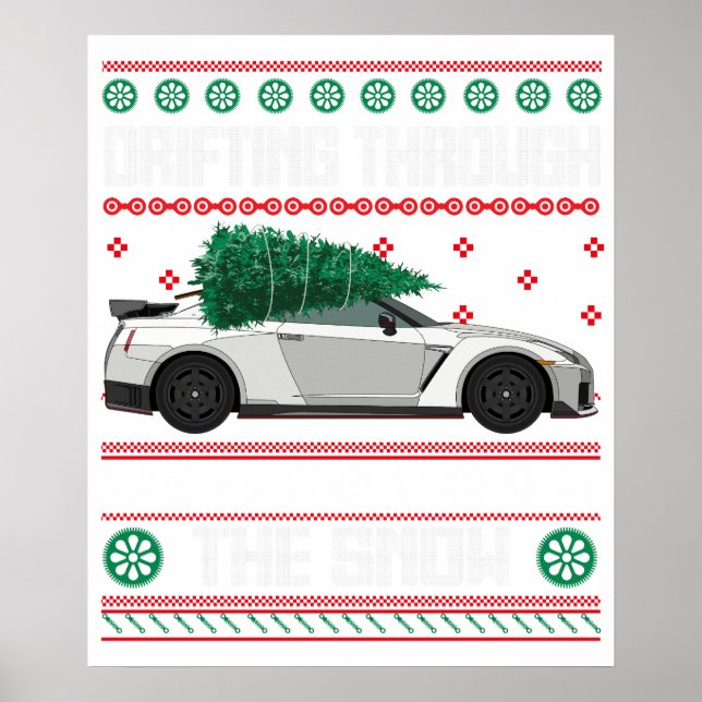 driva genom snön poster (Framsidan)