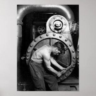 Driva husmekanikern 1920 - Lewis Hine Poster