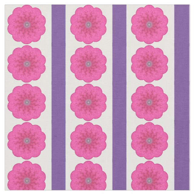 Driva ljust rosa purpurfärgat litet för blommarand tyg (Närbild)