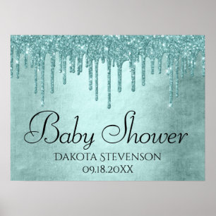 Driva Luxe Glitter Visningsprogram för färgton Poster