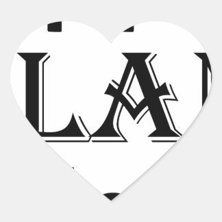 Driva Melanin & Honung Designad Hjärtformat Klistermärke