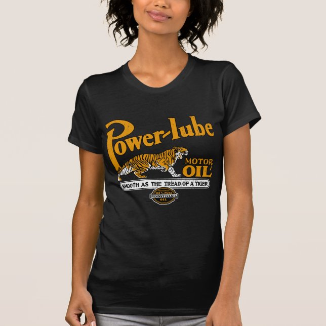 Driva motorisk olja för Lube Tee Shirt (Framsida)