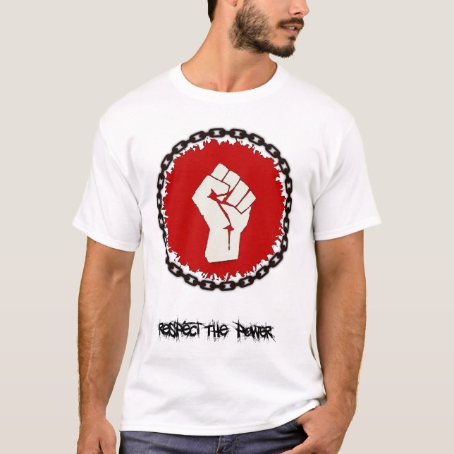 driva näven t-shirt (Framsida)
