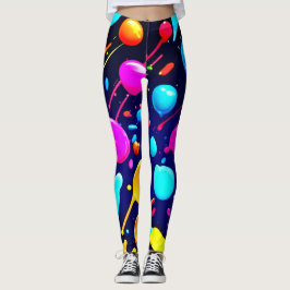 Driva Neon Bläck Aesthetic Leggings