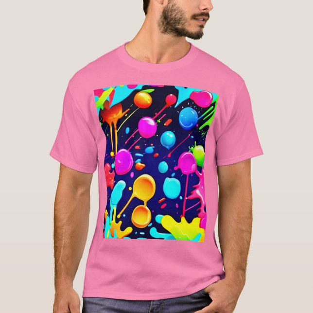 Driva Neon Bläck Aesthetic T Shirt (Framsida)