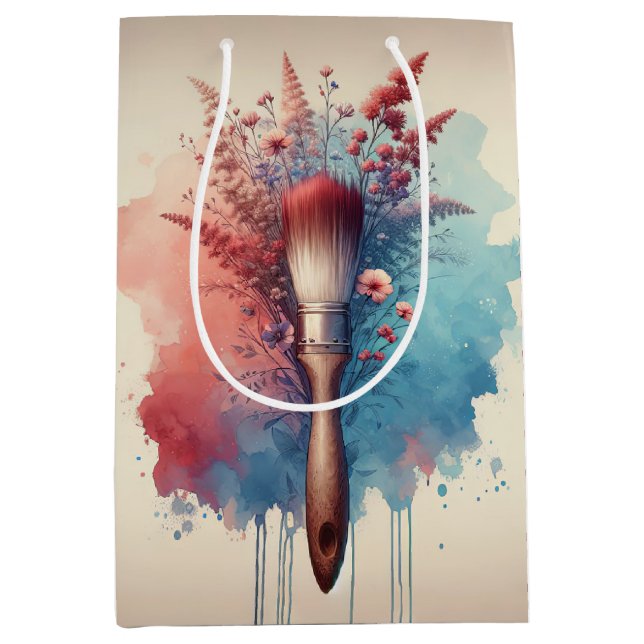 Driva penselBouquet i vattenfärg (Framsidan)