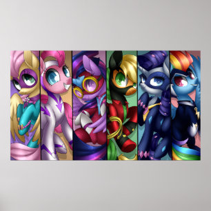Driva ponnyer poster
