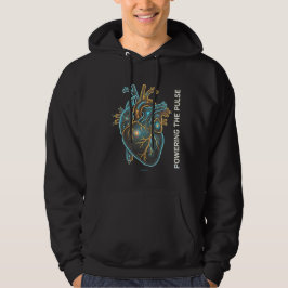 Driva Puls Krets Hjärtpresent Hoodie
